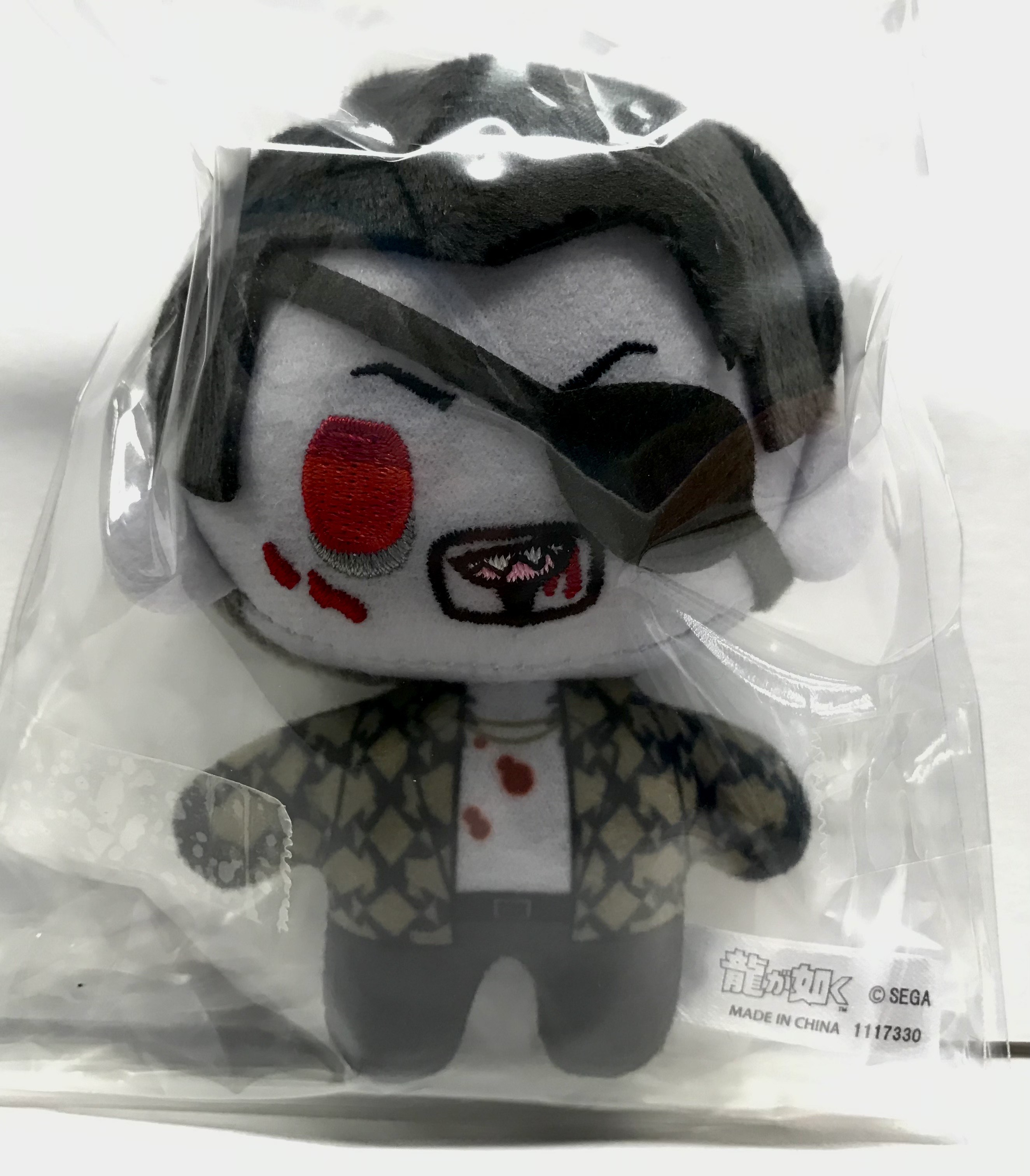 【未開封】セガラッキーくじ 龍が如く 真島吾朗 HISTORY C賞 どこでも真島ぬいマスコット ゾンビ真島 真島吾朗