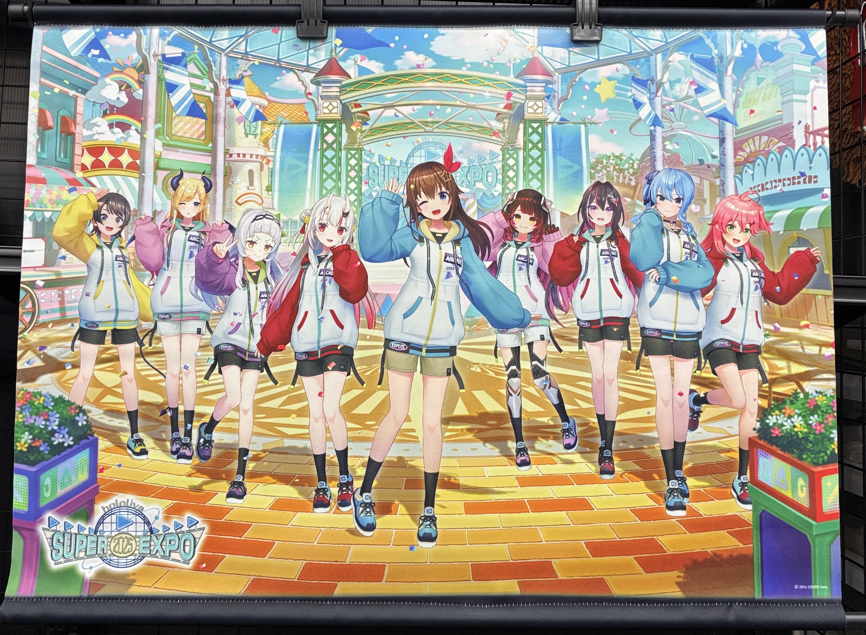 ホロライブ hololive SUPER EXPO 2025 キービジュアルタペストリー 0期生+2期生