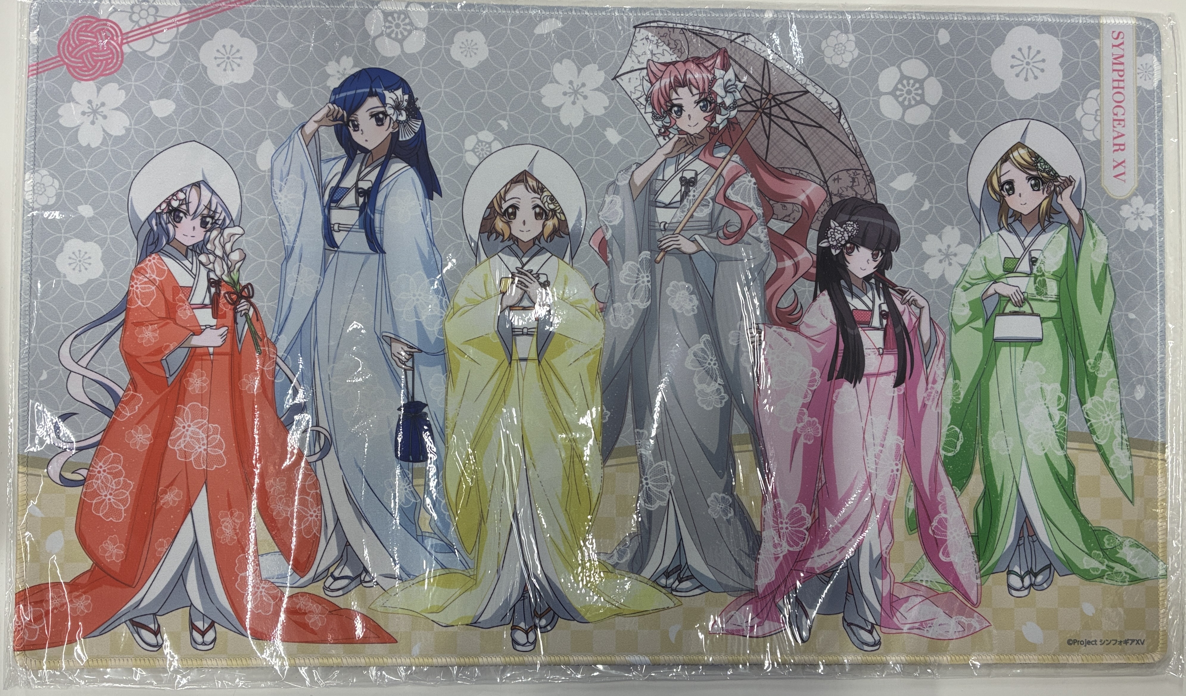 戦姫絶唱シンフォギアXV 描き下ろしラバーマット 集合