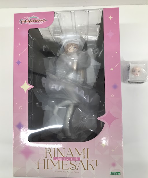 【未開封】学園アイドルマスター 姫崎莉波-clumsy trick-+コトブキヤショップ購入特典 表情替えパーツ セット 【コトブキヤショップ限定】 【フィギュア】[コトブキヤ]