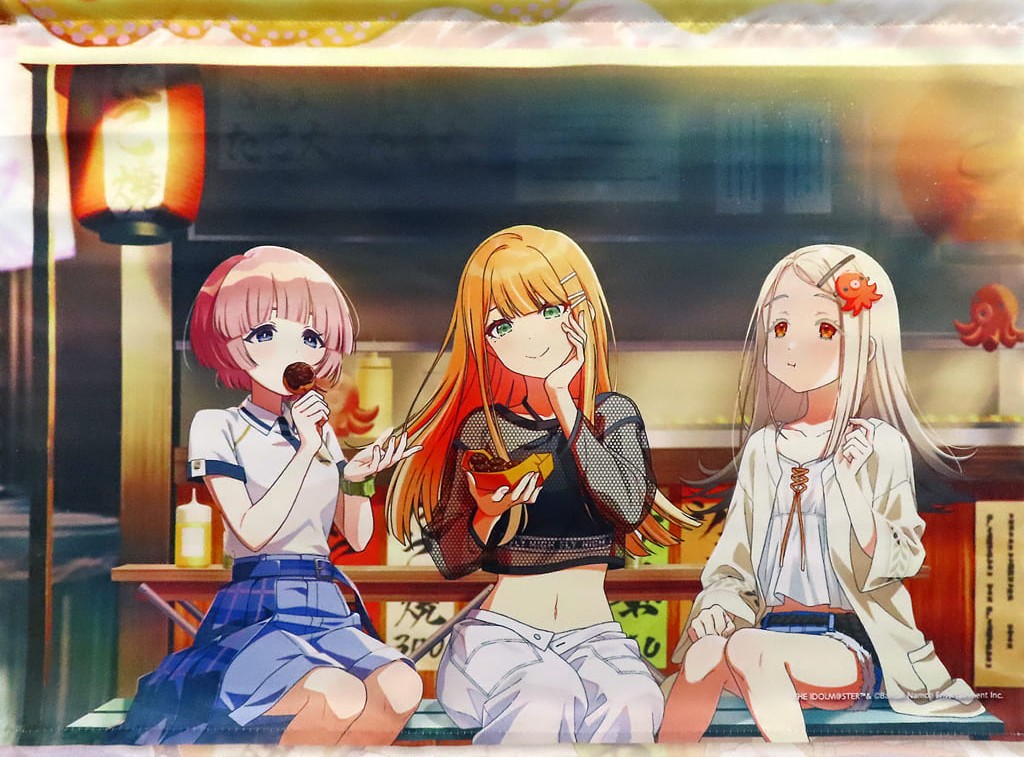 学園アイドルマスター DEBUT LIVE 初 TOUR -初恋公演- 開催記念 公式A3タペストリー 紫雲清夏&篠澤広&有村麻央