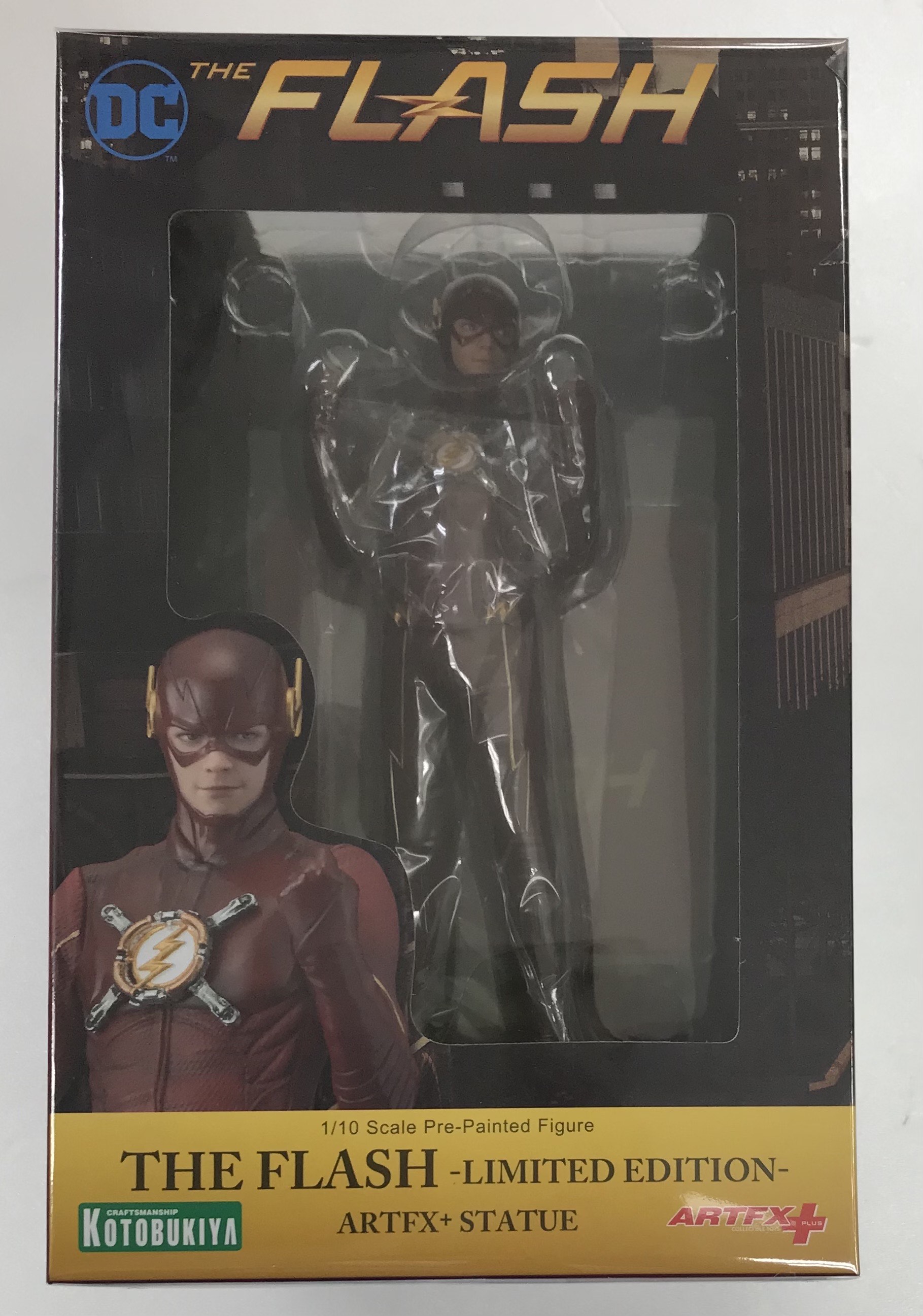 【未開封】ARTFX+ THE FLASH フラッシュ リミテッドエディション 【東京コミコン 2017】 【フィギュア】[コトブキヤ]