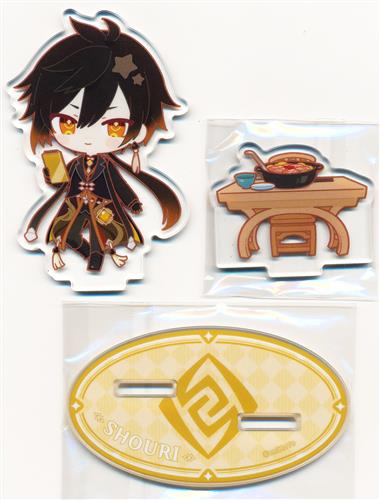 原神×SWEETS PARADISE -岩華聚餐- ちびキャラ トレーディングアクリルスタンド 鍾離