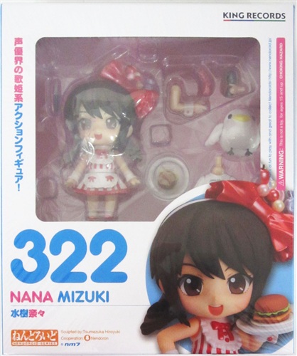 【未開封】ねんどろいど 322 水樹奈々 【フィギュア】[KING RECORDS|グッドスマイルカンパニー]