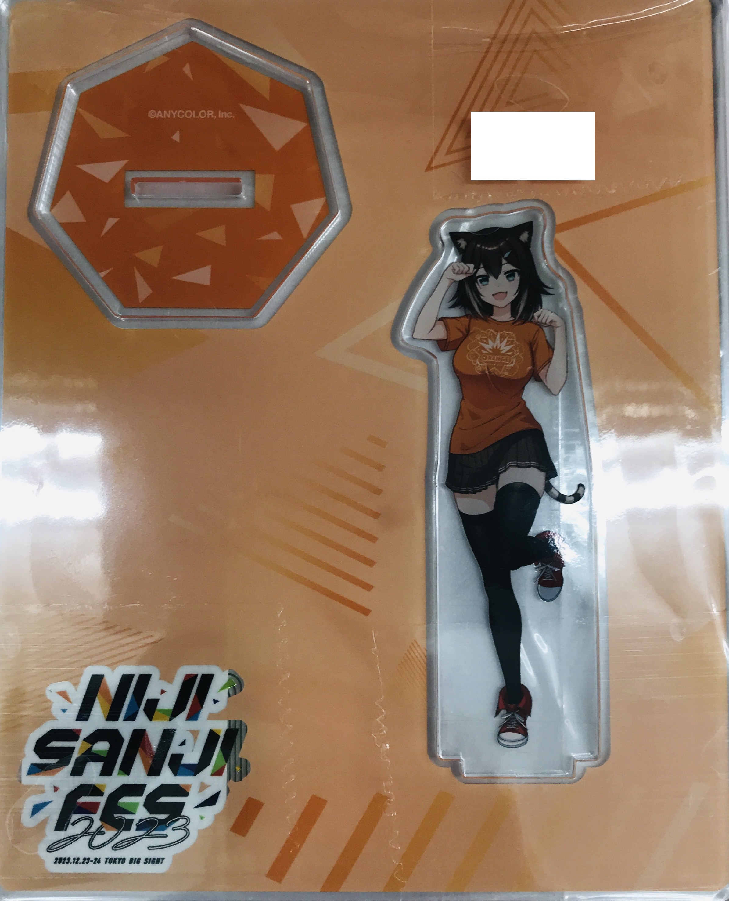 にじさんじ にじさんじフェス 2023 クラスTシャツ アクリルスタンド オレンジ 文野環