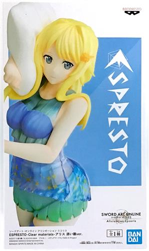 【未開封】ソードアート・オンライン アリシゼーション リコリス ESPRESTO -Clear materials- アリス 添い寝ver.