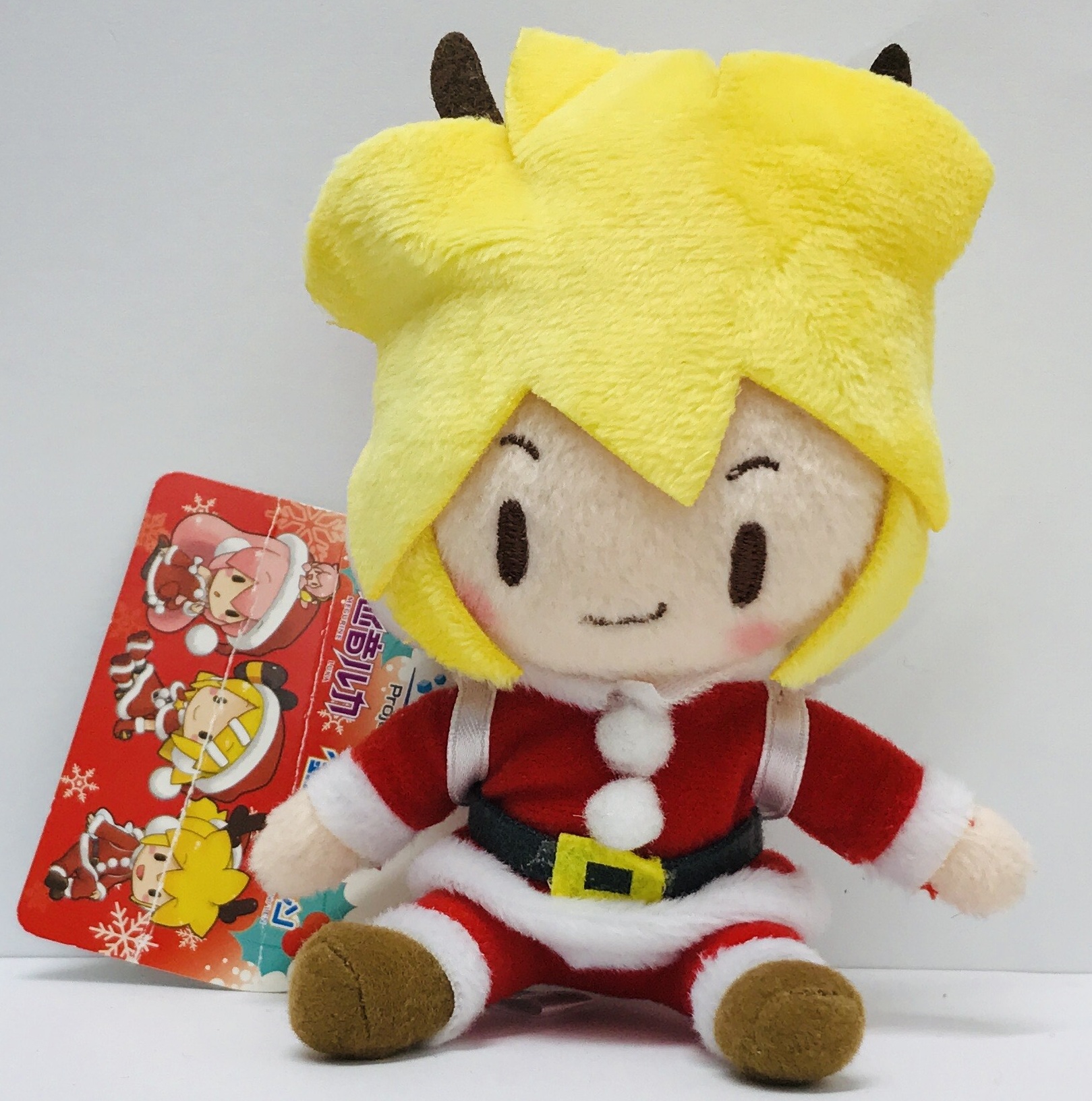 初音ミク -Project DIVA- F 2nd ふわふわキーチェーンマスコット "リン&レン&ルカ クリスマス" 鏡音レン