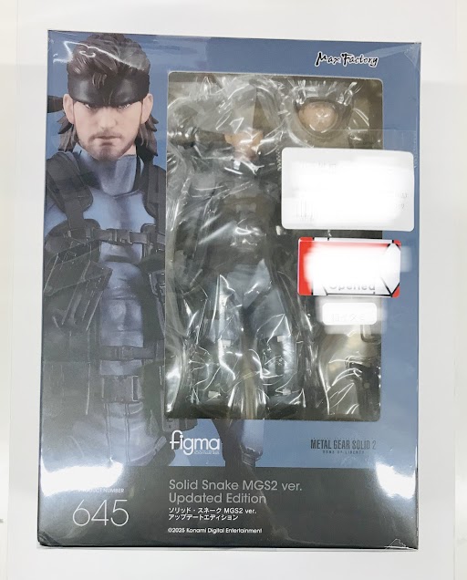figma 645 METAL GEAR SOLID 2: SONS OF LIBERTY ソリッド・スネーク MGS2 ver. アップデートエディション 【フィギュア】[マックスファクトリー]