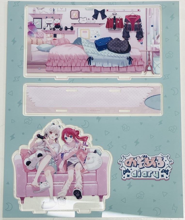 【未開封】にじさんじ のぞめるdiary アクリルジオラマ 石神のぞみ&倉持めると