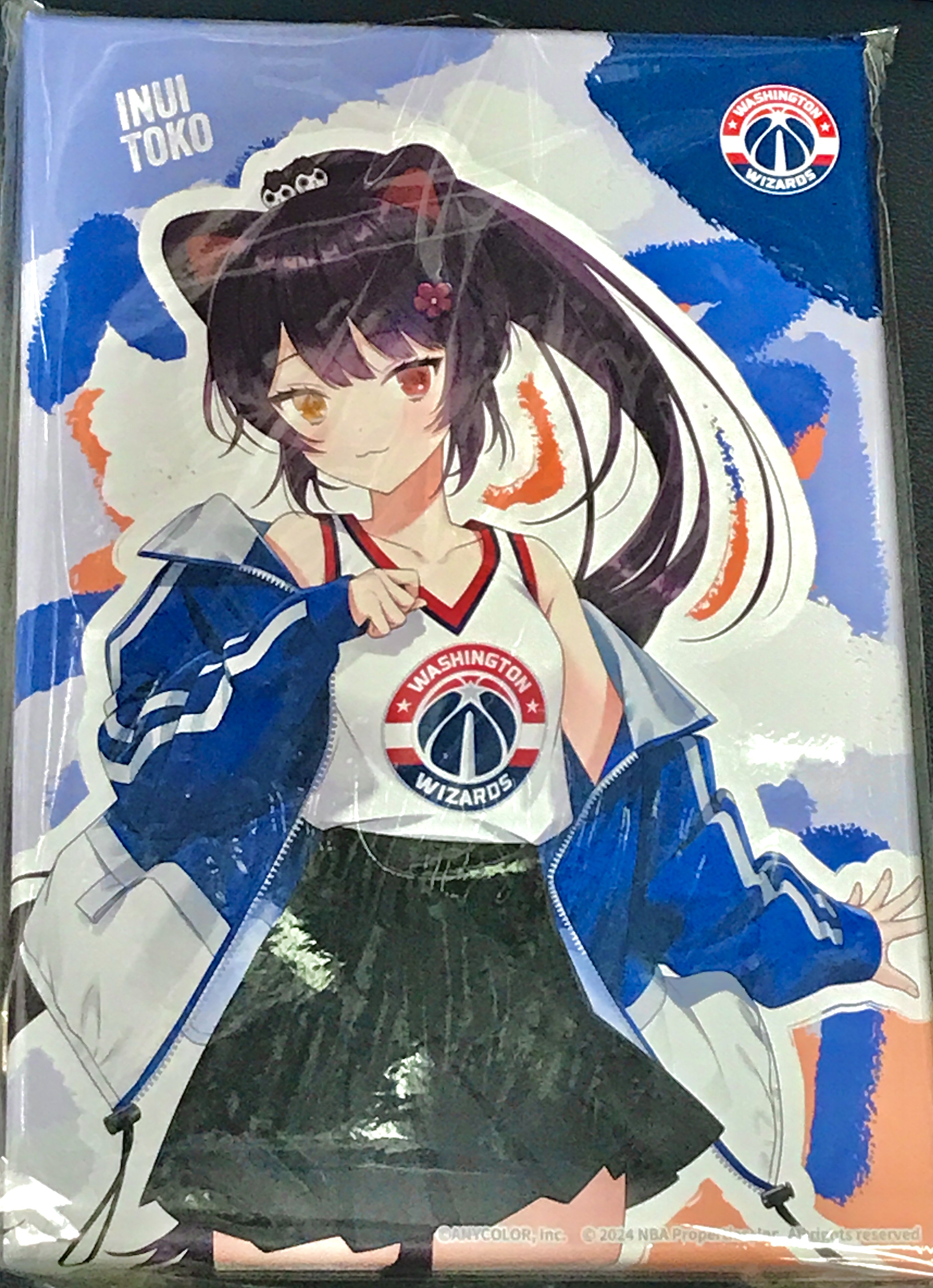 にじさんじ/NIJISANJI EN×NBA×楽天コレクション 第2弾 【Eastern】 S-12賞 キャラファインキャンバスボード 戌亥とこ Washington Wizards