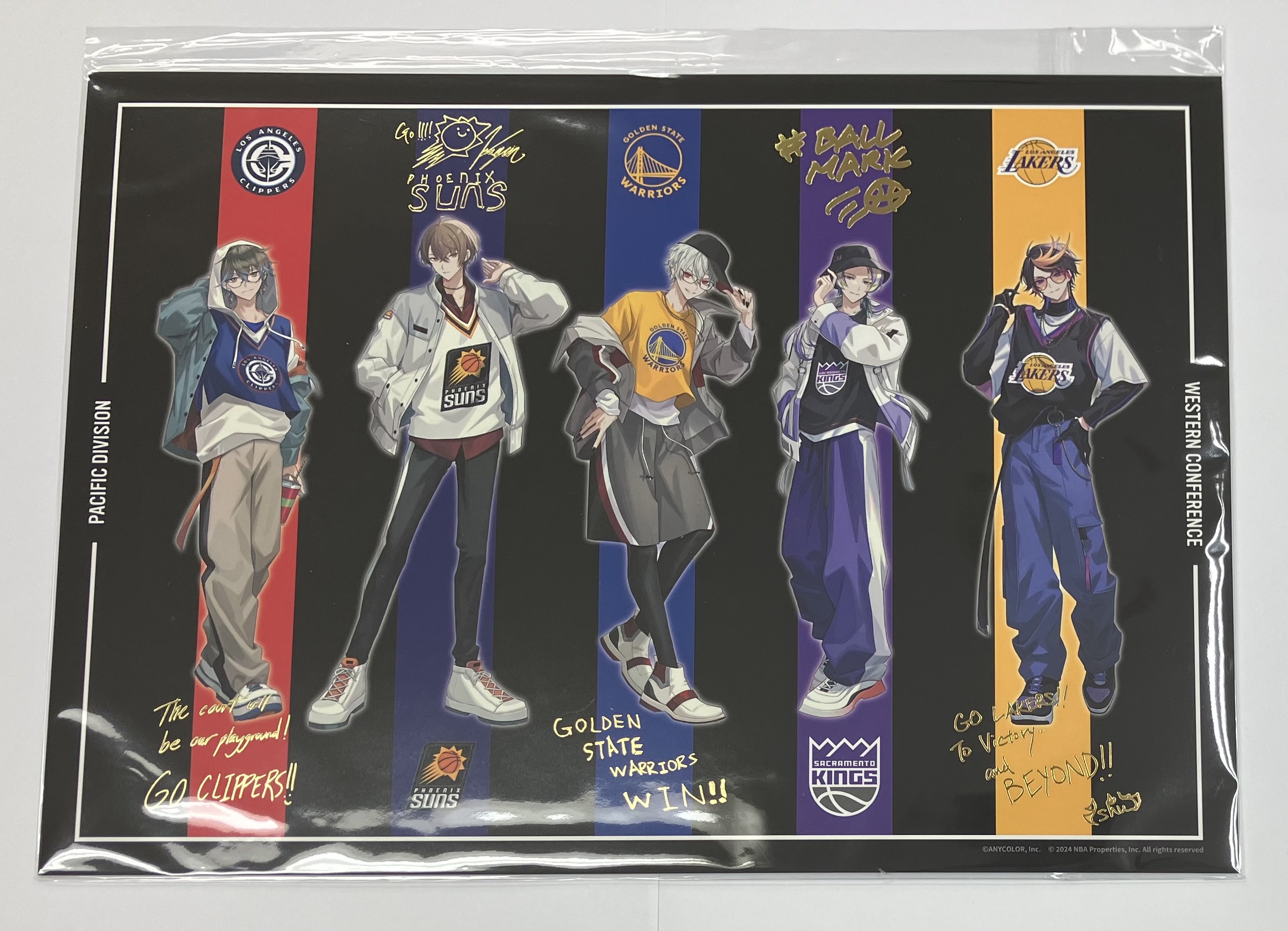 にじさんじ/NIJISANJI EN×NBA×楽天コレクション 第2弾 【Western】 ラッキー賞 オリジナルメッセージスタンドボード