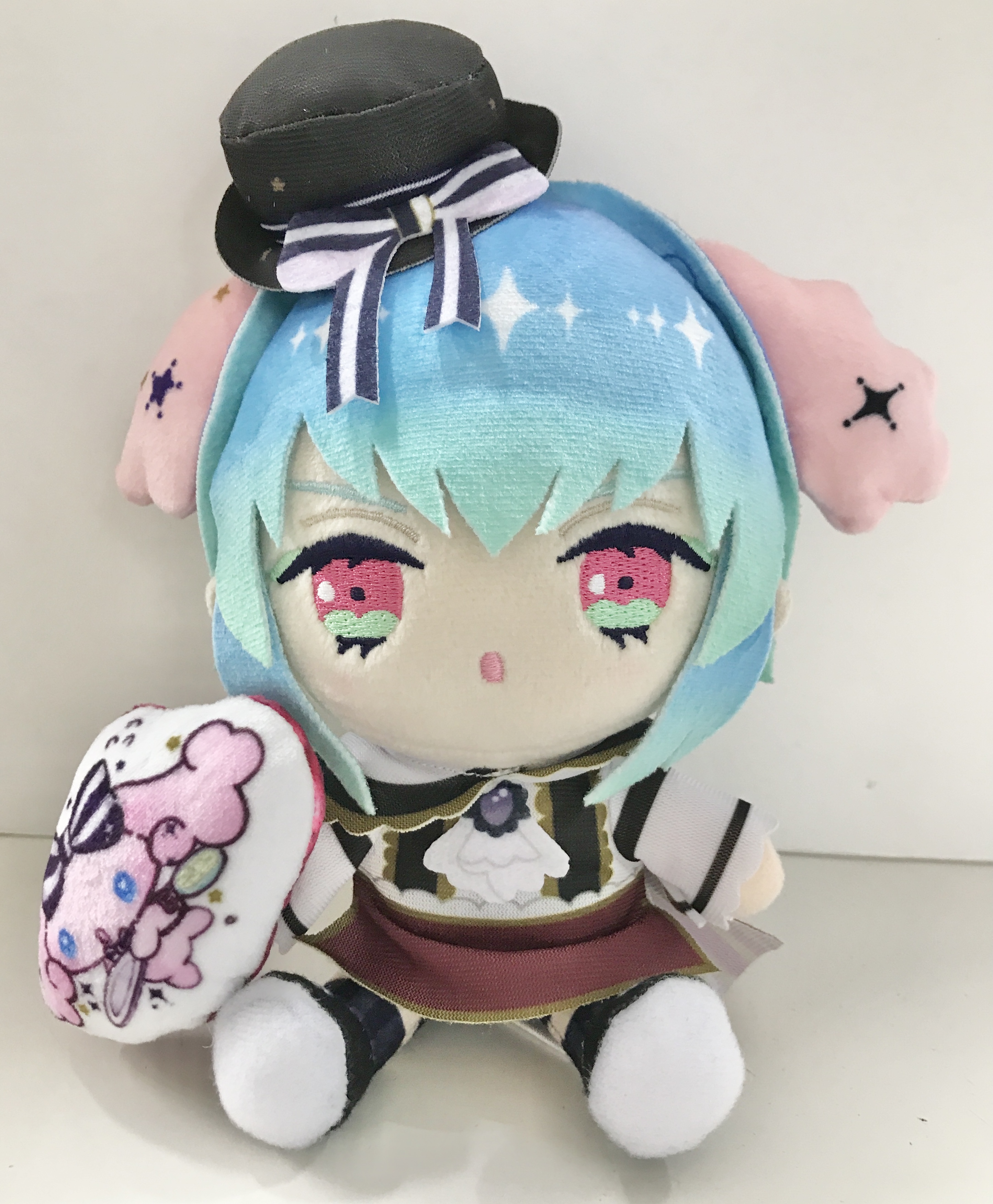 悪魔執事と黒い猫 ぬいぐるみ フルーレ×ポロン 悪魔執事と黒い猫×Cinnamoroll DollyMix