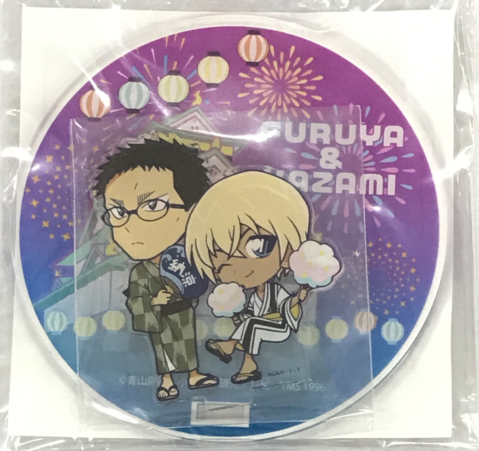 【未開封】名探偵コナン 大阪城本陣 2022 アクリルスタンドコースター 夏祭り 降谷零(バーボン/安室透)&風見裕也