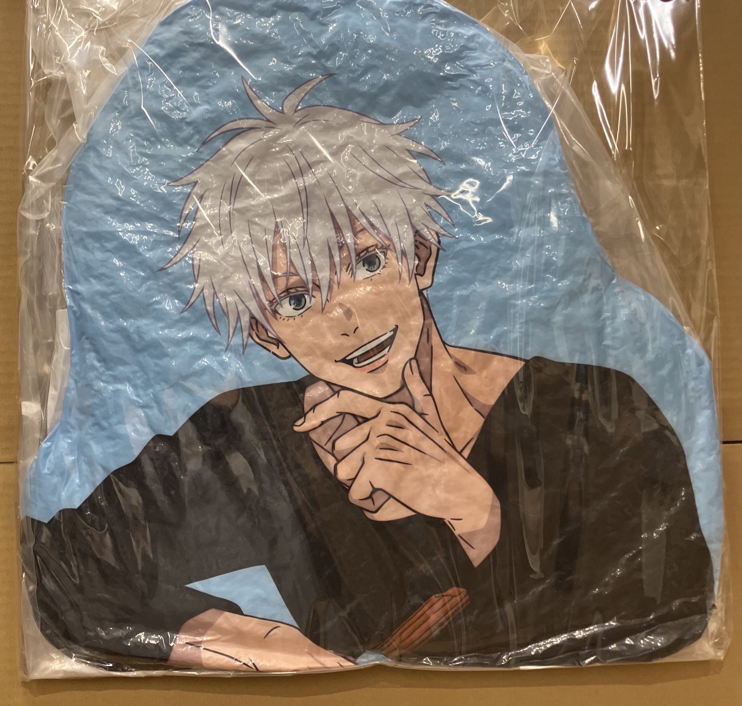 セガラッキーくじ 呪術廻戦 Fun!Fun!Fun! E賞 ダイカットクッション 五条悟