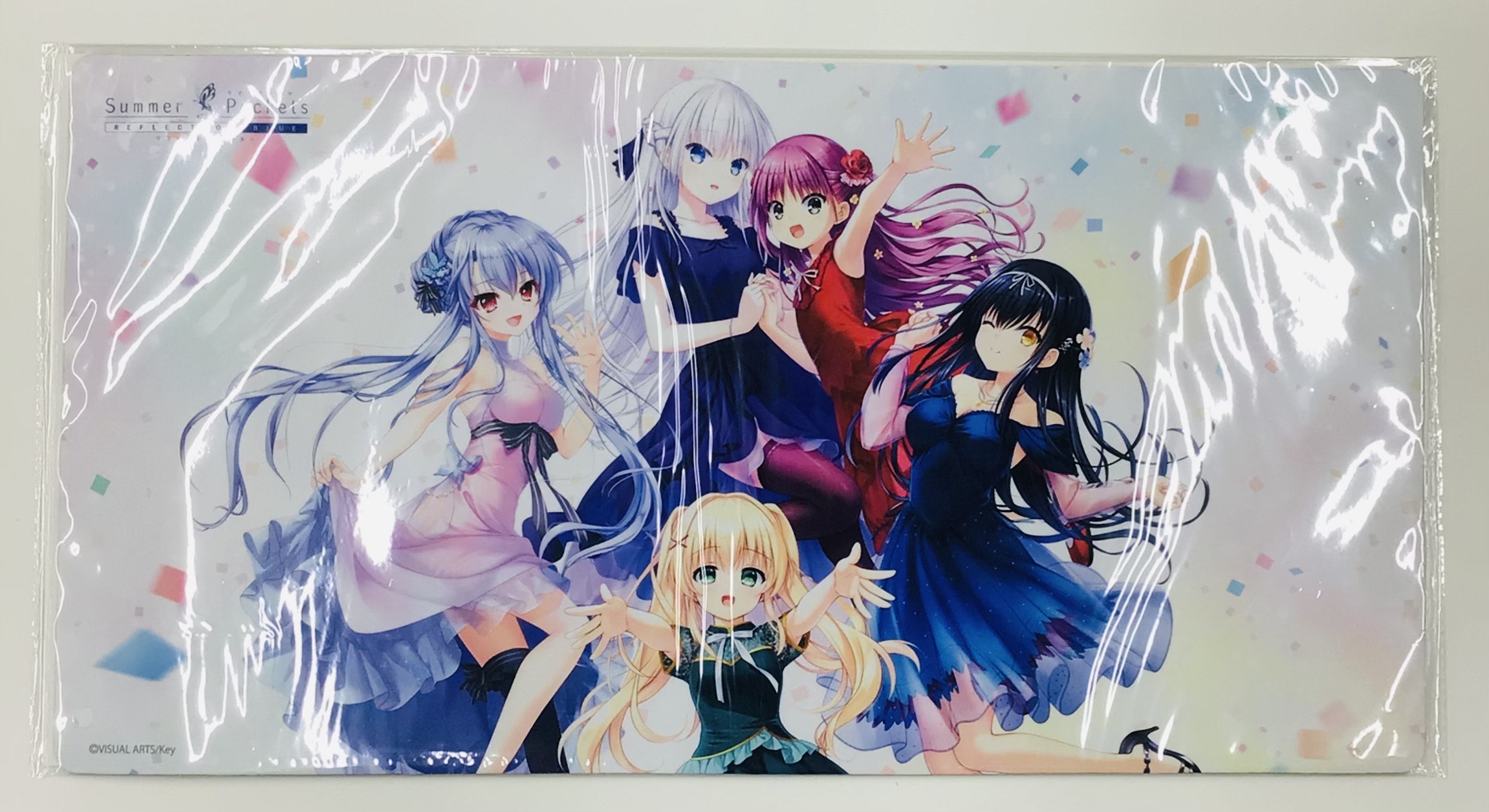 【未開封】ブロッコリー トレカアイテムくじEX「Key」第2弾 B賞-① ラバープレイマットスリム Summer Pockets REFLECTION BLUE