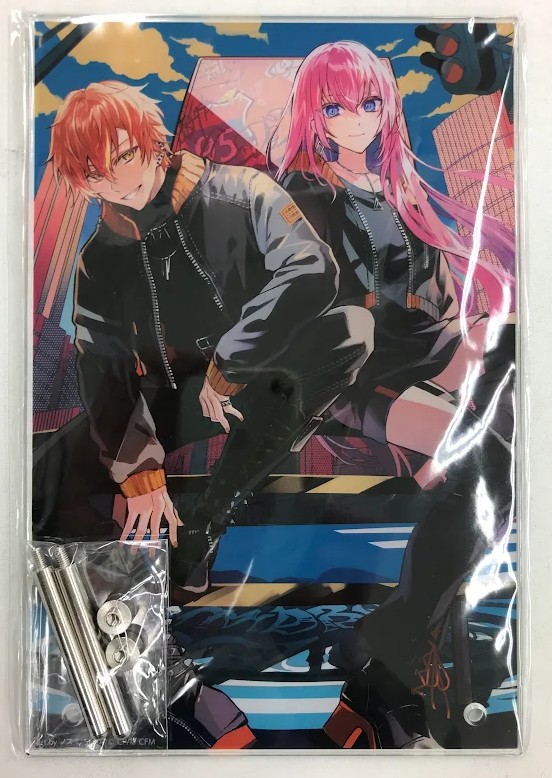 プロジェクトセカイ カラフルステージ! クリエイターズフェスタ 2024 in ニコニコ超会議 アクリルパネル 東雲彰人&ストリートのセカイの巡音ルカ