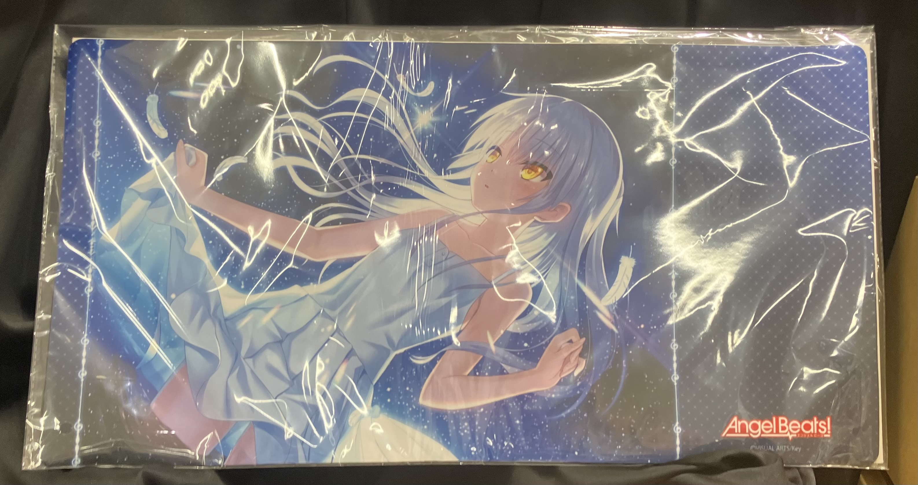 【未開封】ブロッコリー トレカアイテムくじEX「Key」第2弾 B賞-② ラバープレイマットスリム Angel Beats!「天使」
