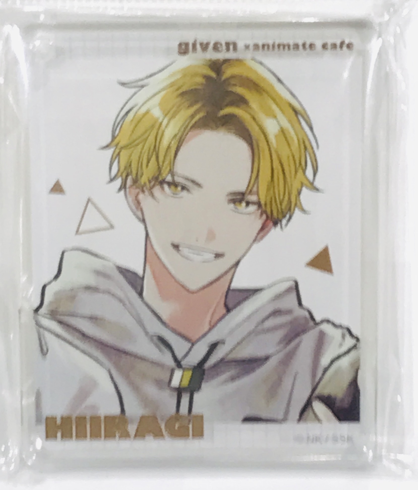 ギヴン×アニメイトカフェ トレーディング CoLotta アクリルプレートキーホルダー Bグループ 鹿島柊