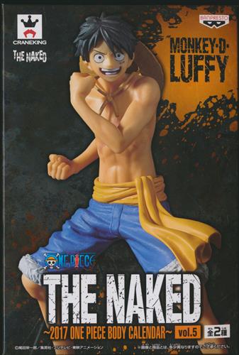 【未開封】ONE PIECE THE NAKED ～2017 ONE PIECE BODY CALENDAR～ vol.5 モンキー・D・ルフィ A (青ズボン)