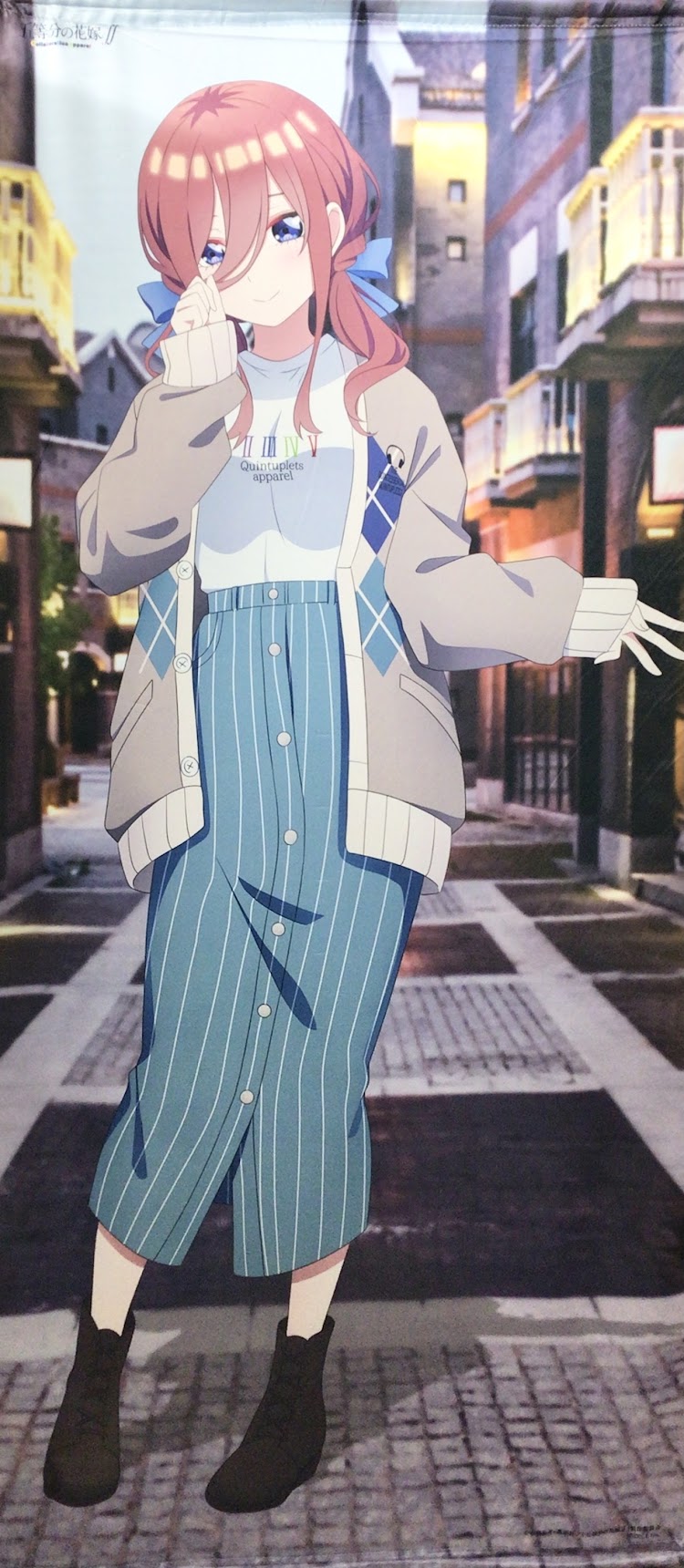 五等分の花嫁∬×UNDER GROUND CIRCUS 等身大タペストリー 中野三玖