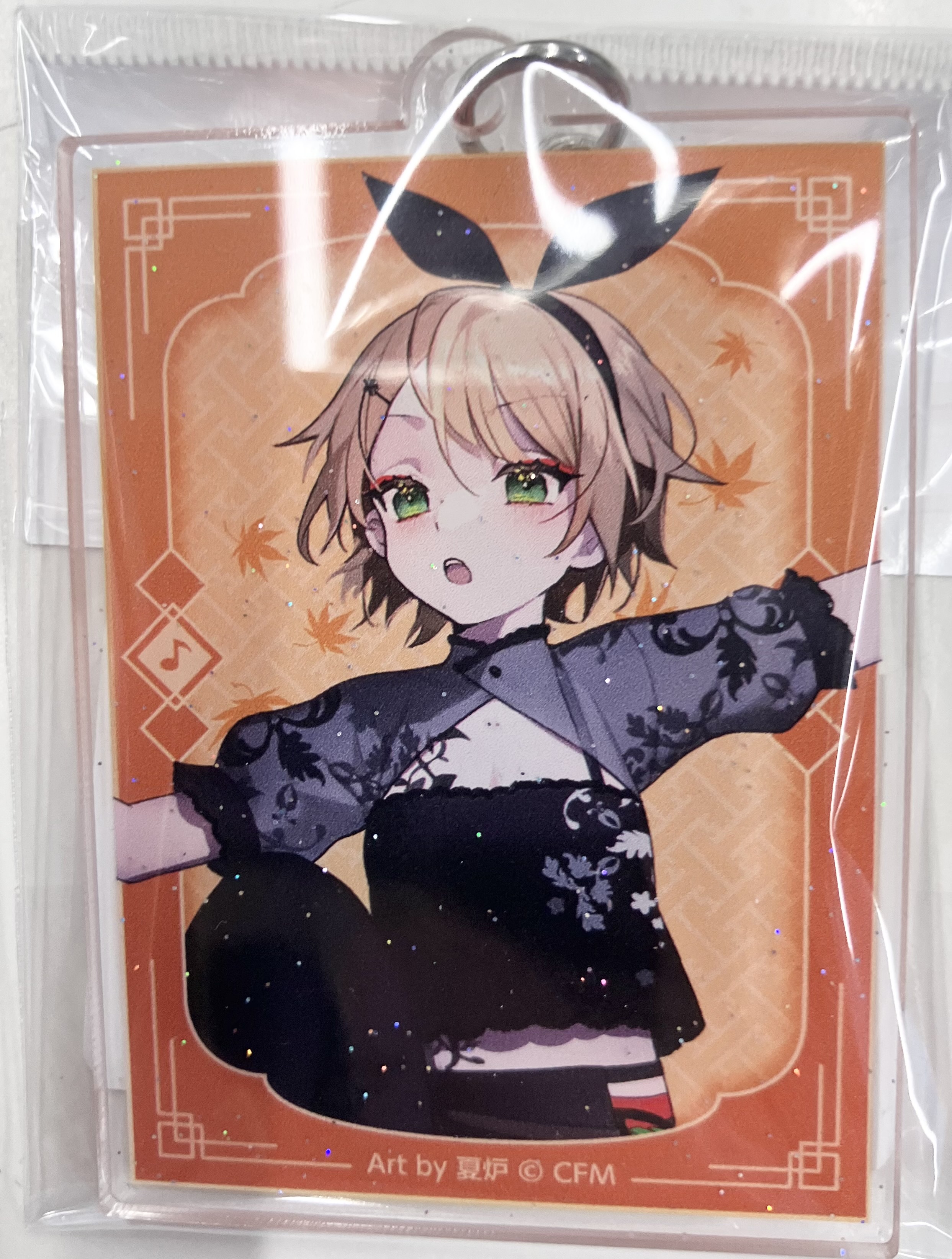 初音ミク 39Culture 2023 EXTRA COSPLAY トレーディング ラメ入りアクリルキーホルダー 鏡音リン