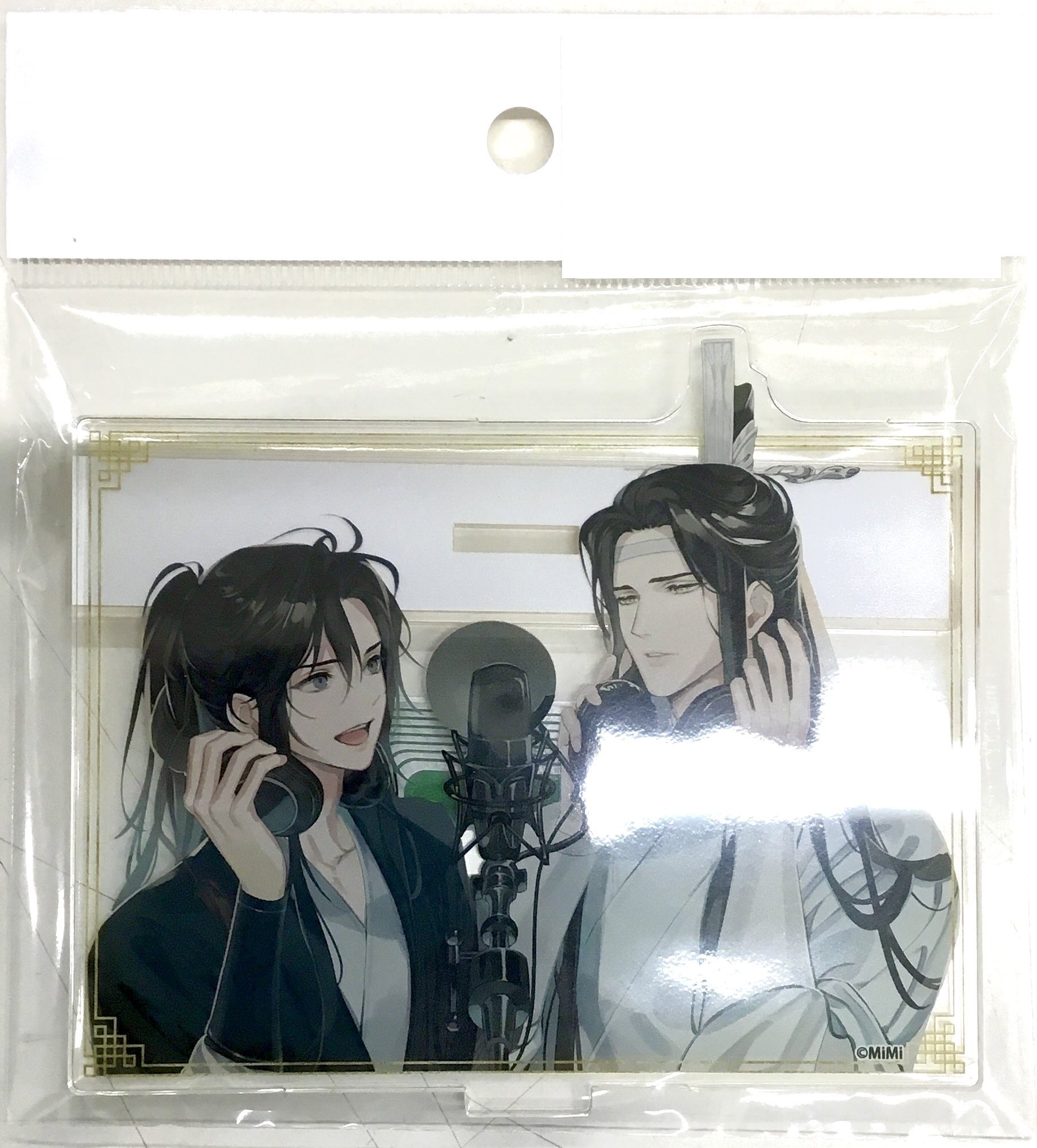 大河幻想ラジオドラマ 魔道祖師 アクリルスタンド レコーディング 魏無羨&藍忘機