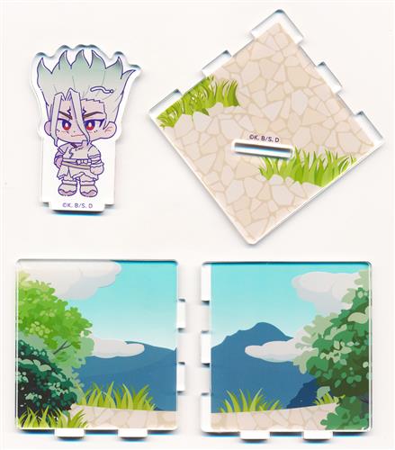 Dr.STONE アクリルジオラマ にゅ~とろ A 石神千空<LSSO追加商品>