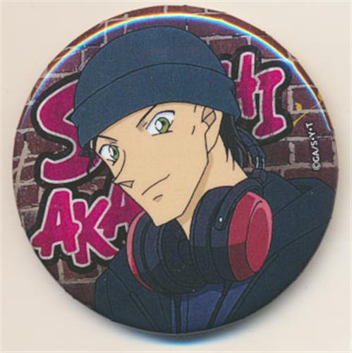 名探偵コナン 缶バッジ+ ヘッドフォン ver. 赤井秀一