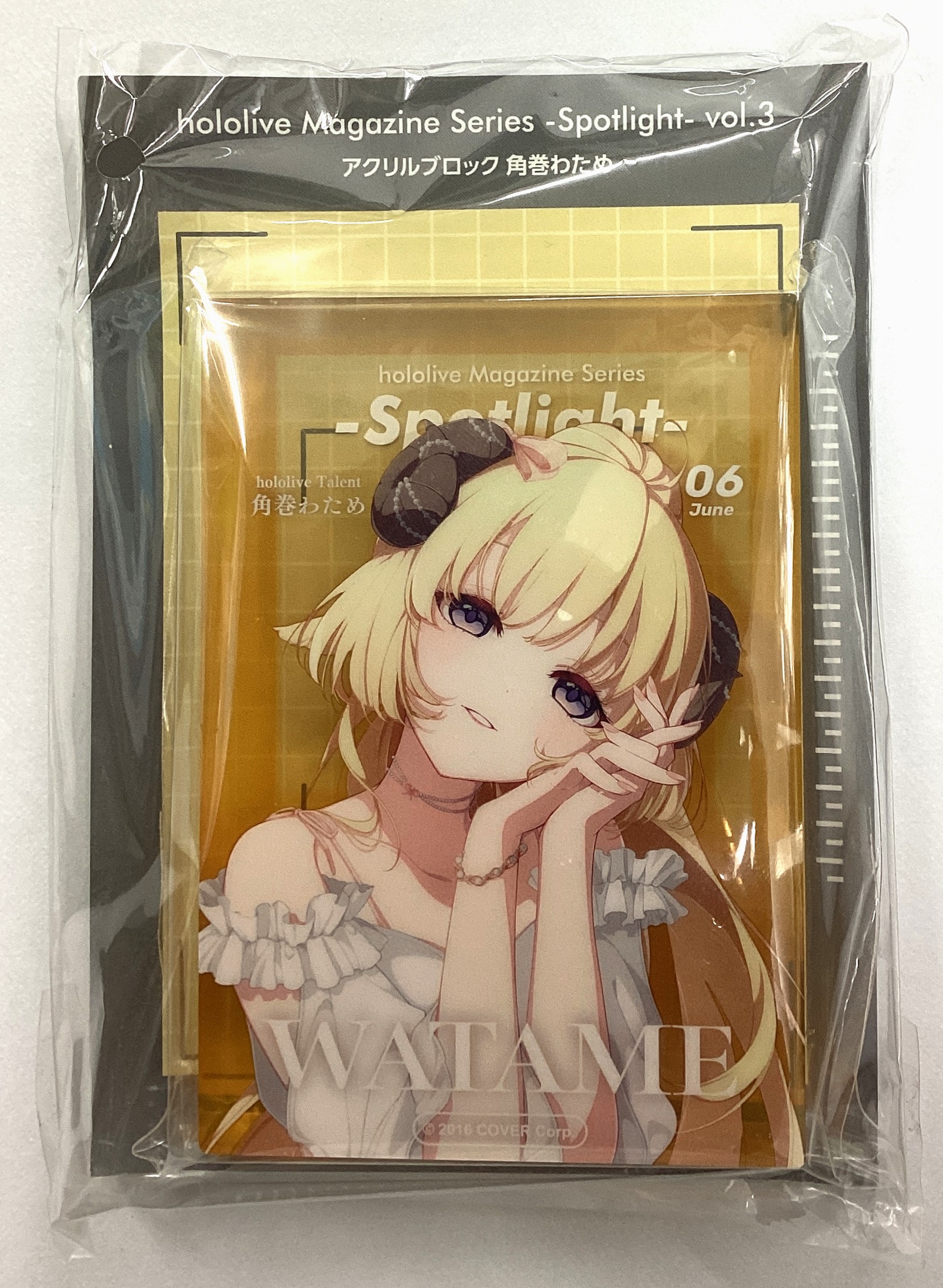 hololive Magazine Series -Spotlight- vol.3 アクリルブロック 角巻わため