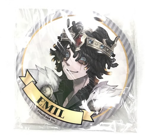 Identity V 第五人格×SWEETS PARADISE 5周年 Anniversary Cafe 等身 75mm缶バッジ 患者(エミール)