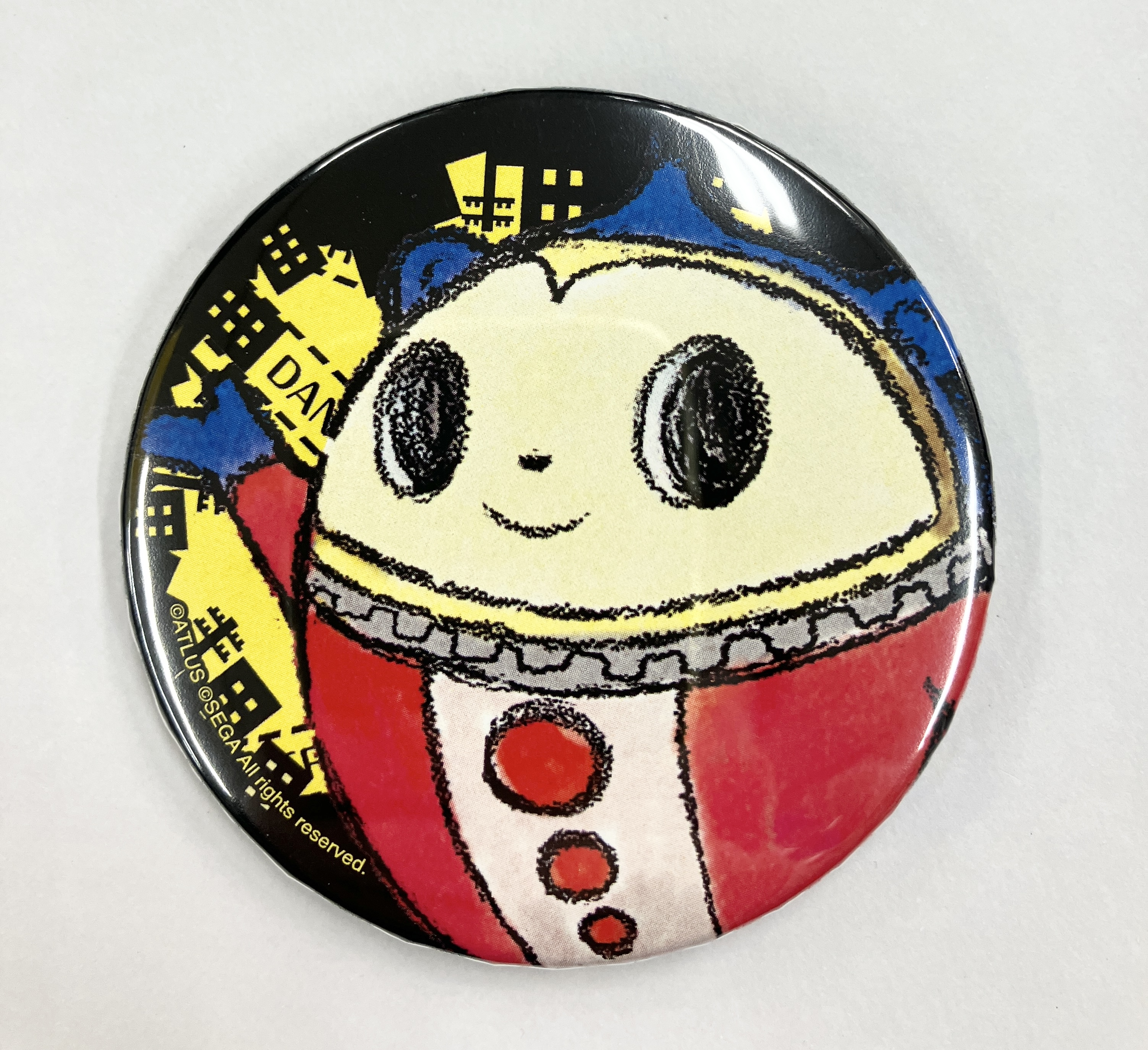 ペルソナ 4 ザ・ゴールデン グラフアートデザイン 缶バッジ 01 クマ