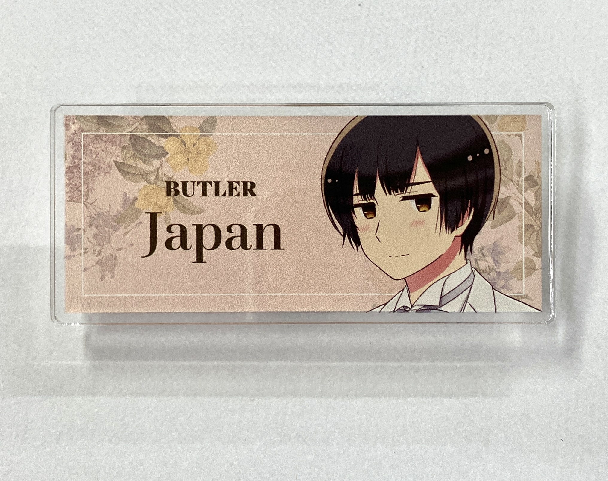 ヘタリア World☆Stars 描き下ろしイラスト 執事ver. トレーディングアクリルネームプレート 日本