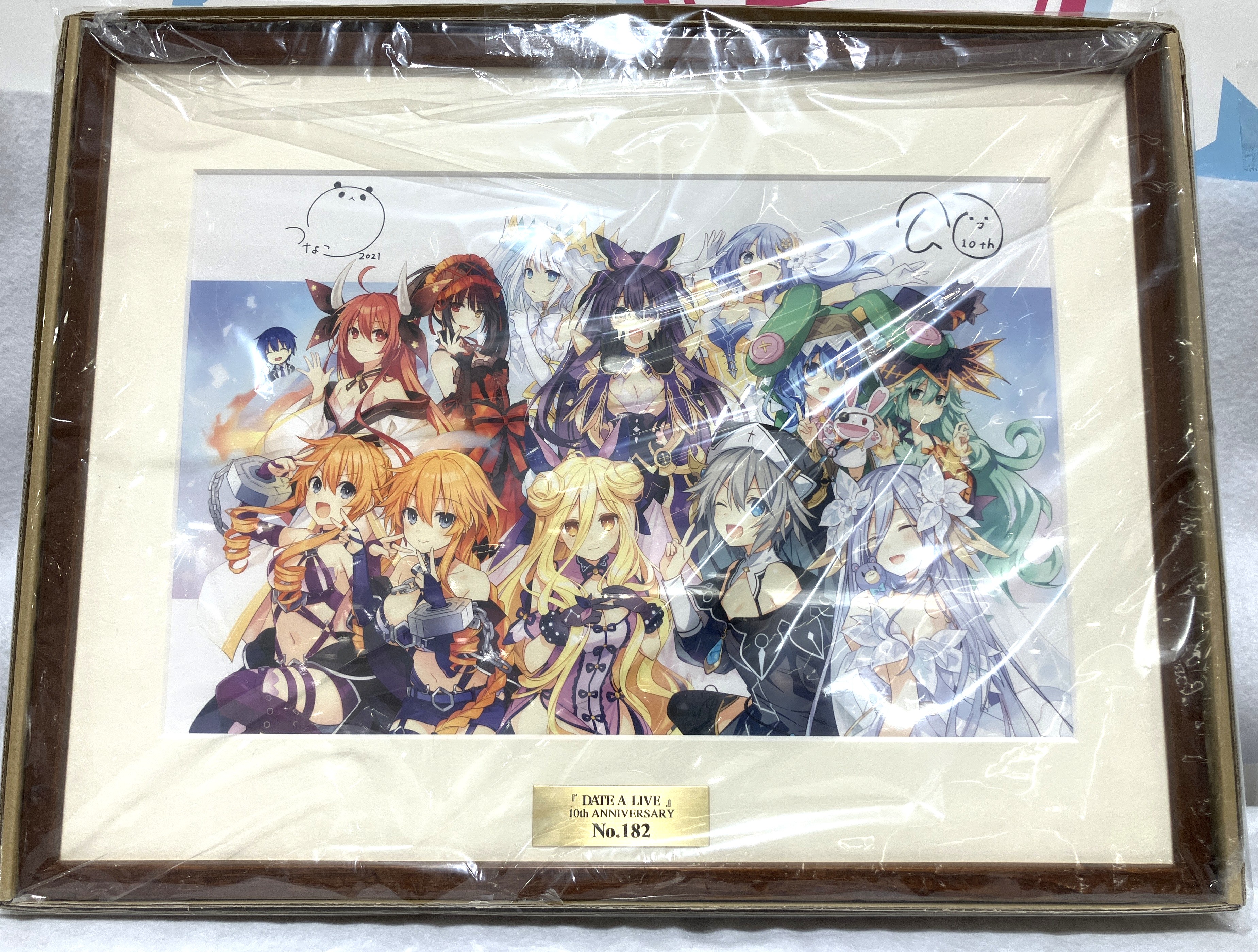 デート・ア・ライブ 10周年記念イラスト使用複製サイン入りミスト
