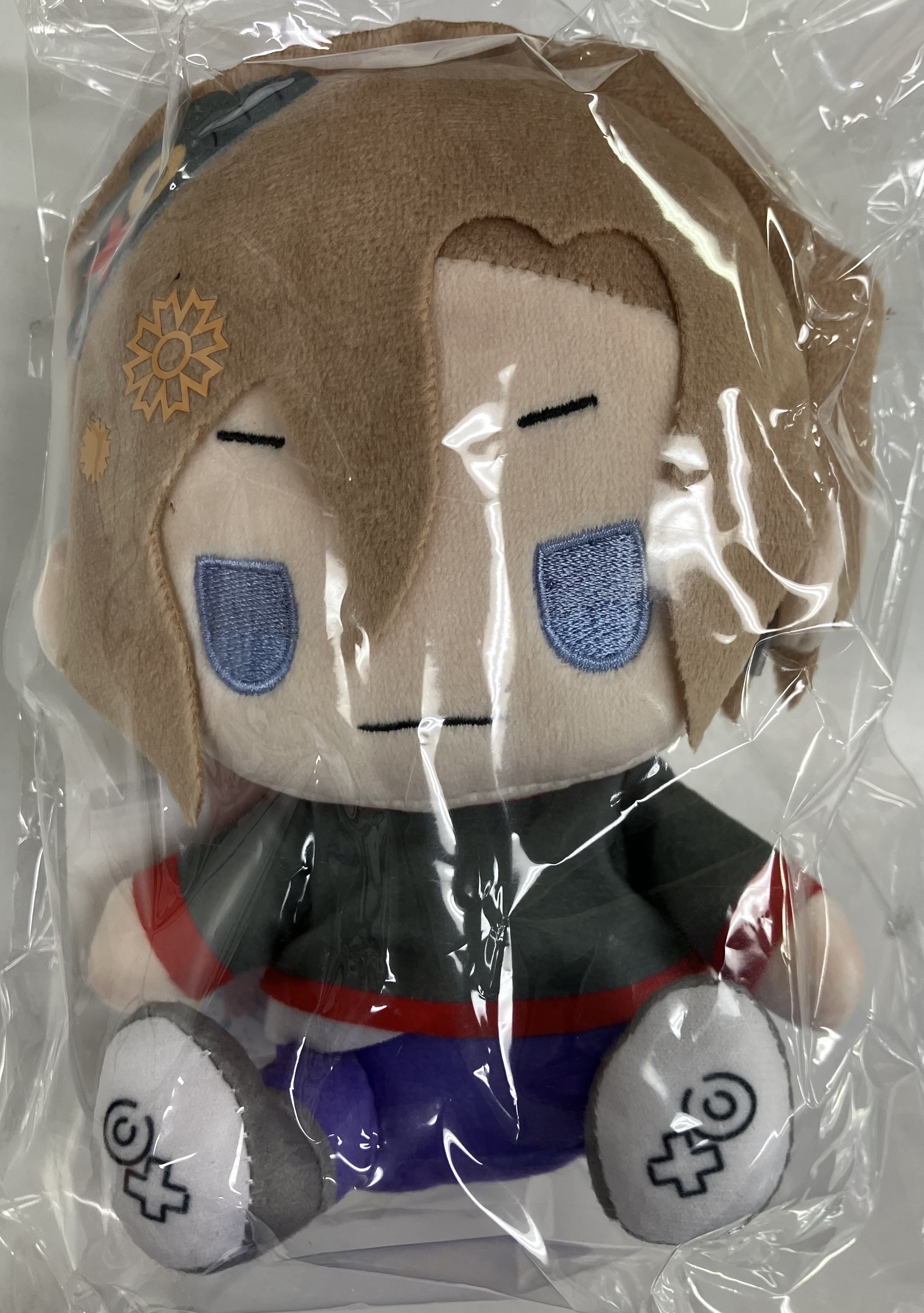 A3!×Sanrio characters ぬいぐるみ 13 ミニキャライラスト 摂津万里×バッドばつ丸