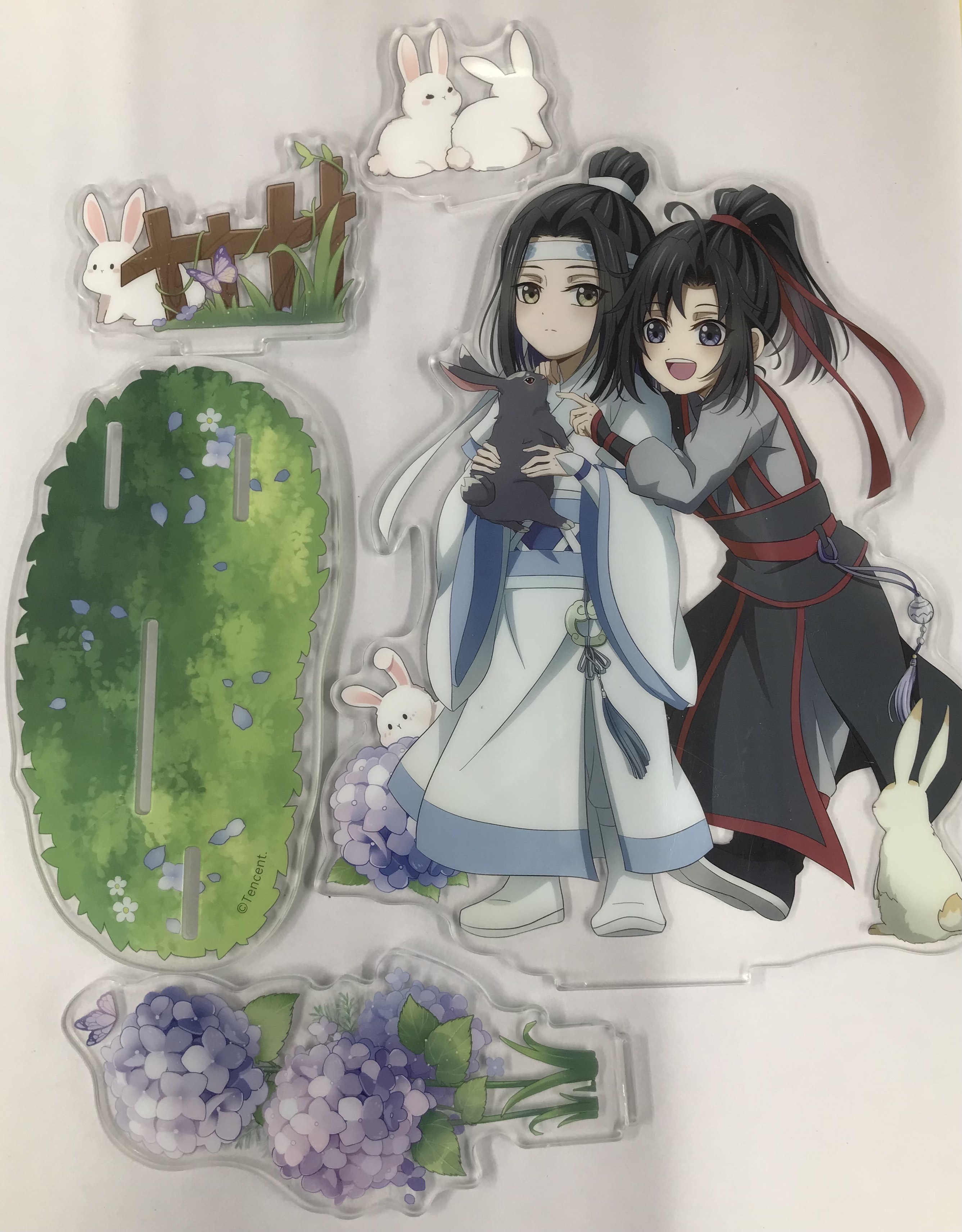 魔道祖師 草径遊芳Ver. ジオラマアクリルスタンド 魏無羨&藍忘機