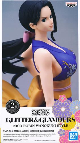 【未開封】ONE PIECE GLITTER&GLAMOURS -NICO ROBIN WANOKUNI STYLE- (ニコ・ロビン) (衣装ブルー)