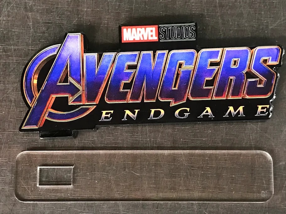 アクリルロゴディスプレイEX アベンジャーズ/エンドゲーム/AVENGERS ENDGAME ブラックVer.