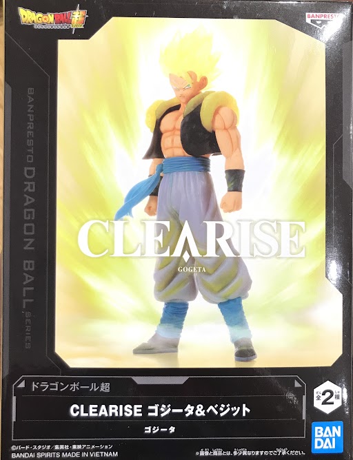 【未開封】ドラゴンボール超 CLEARISE ゴジータ&ベジット ゴジータ
