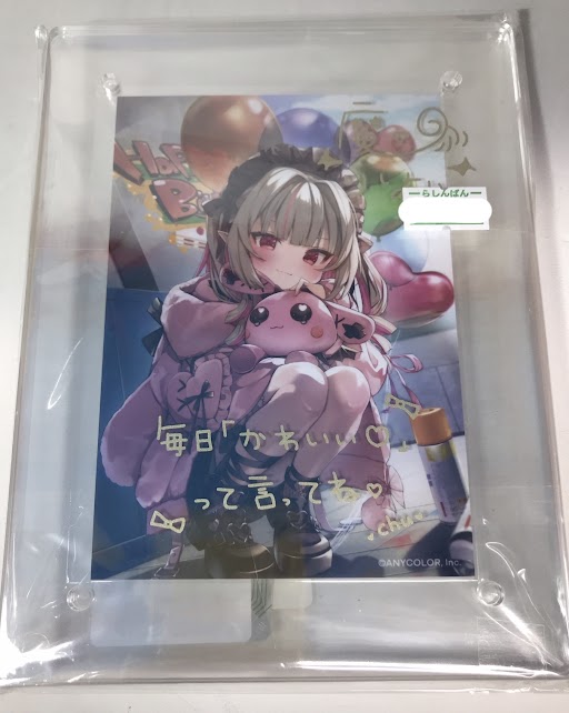 にじさんじ 誕生日グッズ2024 ブロマイド付きアクリルフォトフレーム 魔界ノりりむ