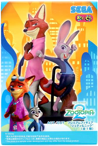 【未開封】ズートピア 2 ACT/CUT プレミアムフィギュア "ジュディ&ニック"