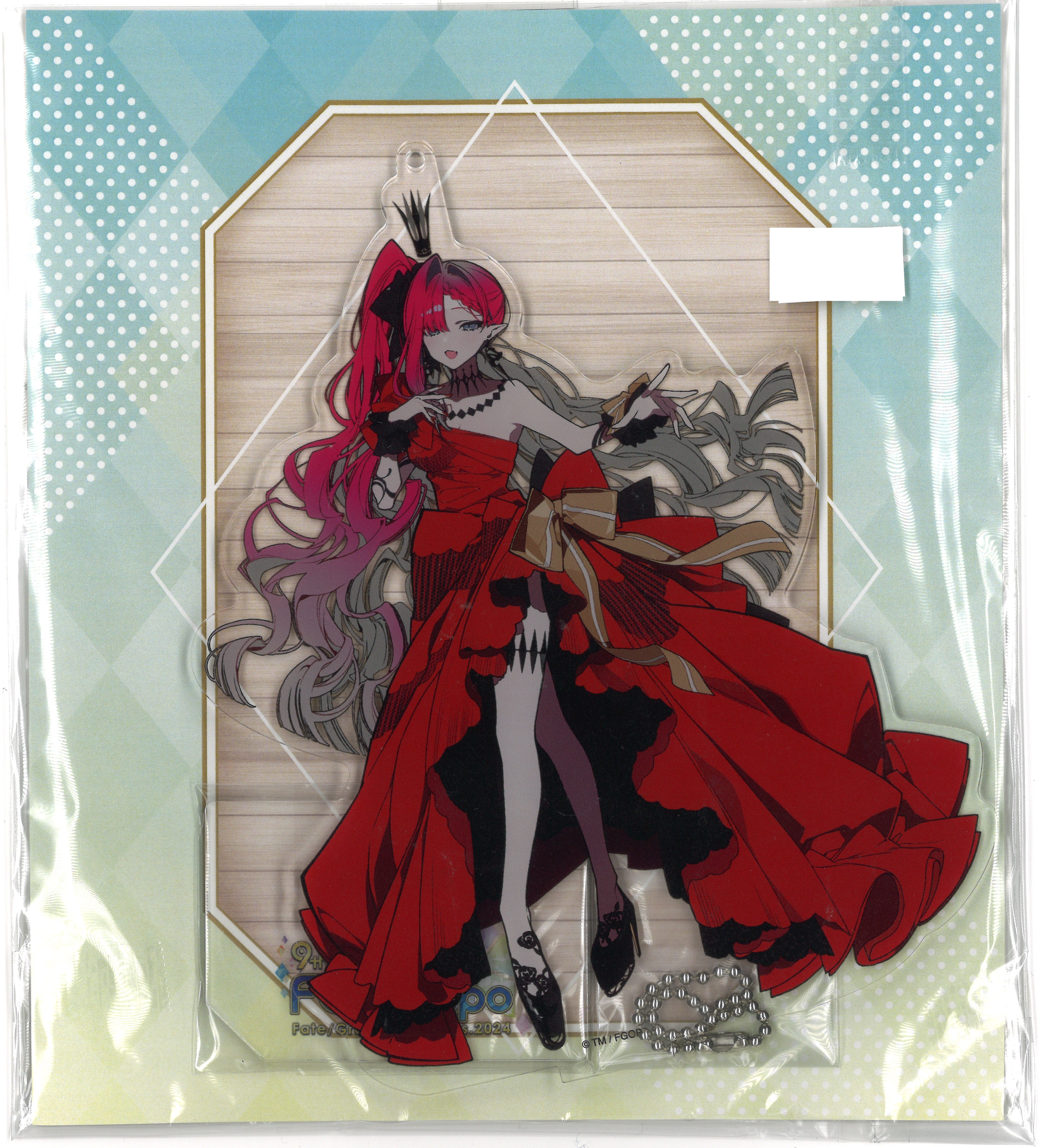 【未開封】Fate/Grand Order FGO Expo ～Fate/Grand Order Fes. 2024 9th Anniversary～ サーヴァント別描き下ろしイラスト アクリルマスコット D バーヴァン・シー(妖精騎士トリスタン)(プリテンダー)