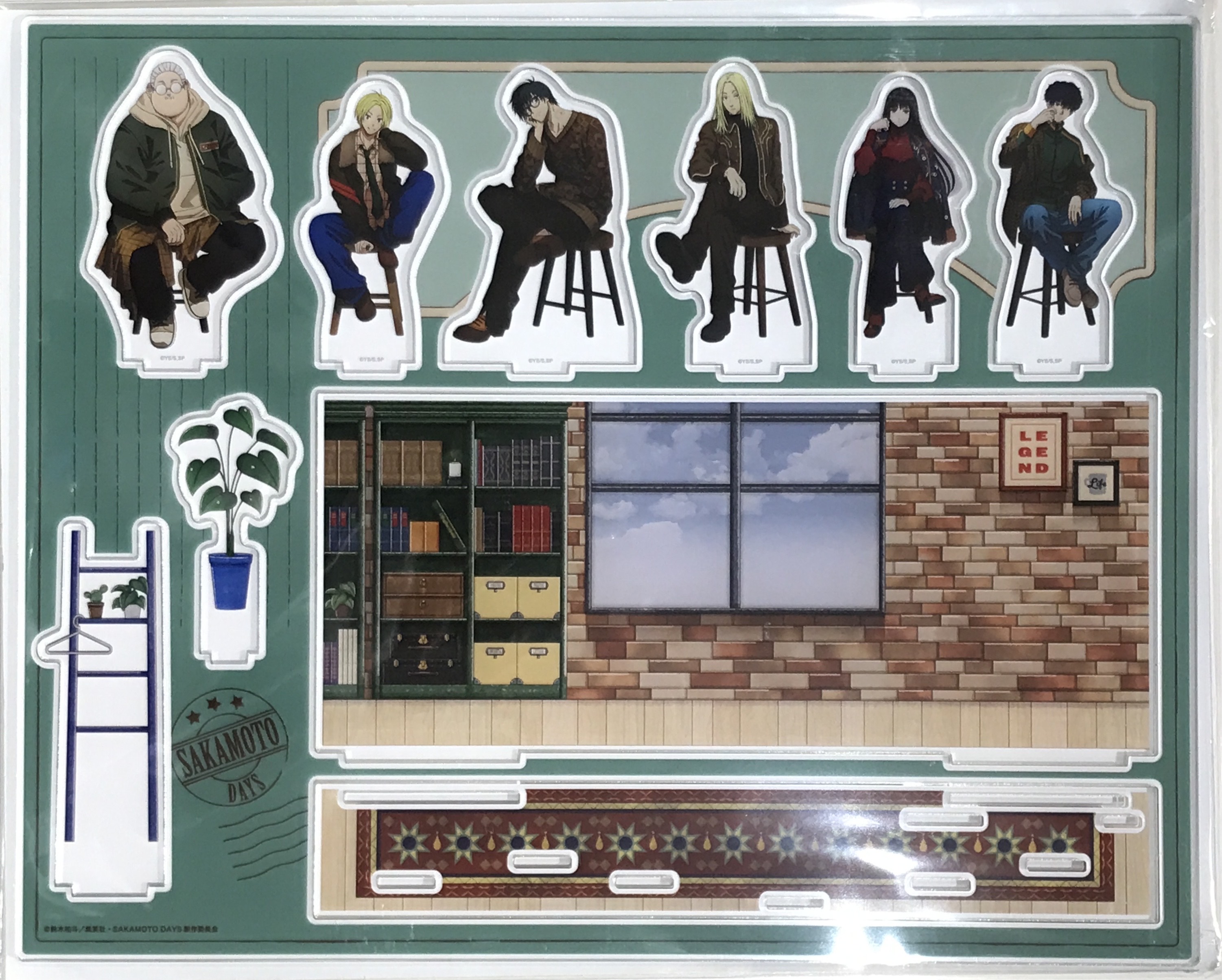 【未開封】まるくじ SAKAMOTO DAYS vintage style 超大吉01 アクリルジオラマ