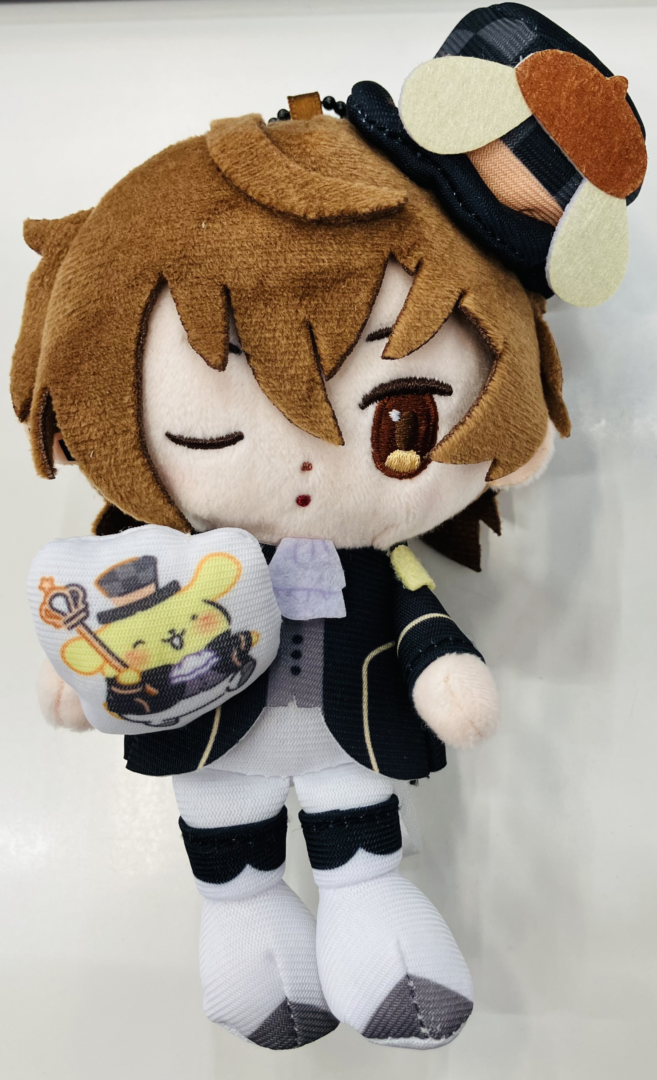 カラフルピーチ×サンリオキャラクターズ ぬいぐるみキーホルダー ミニキャラver. うり&ポムポムプリン