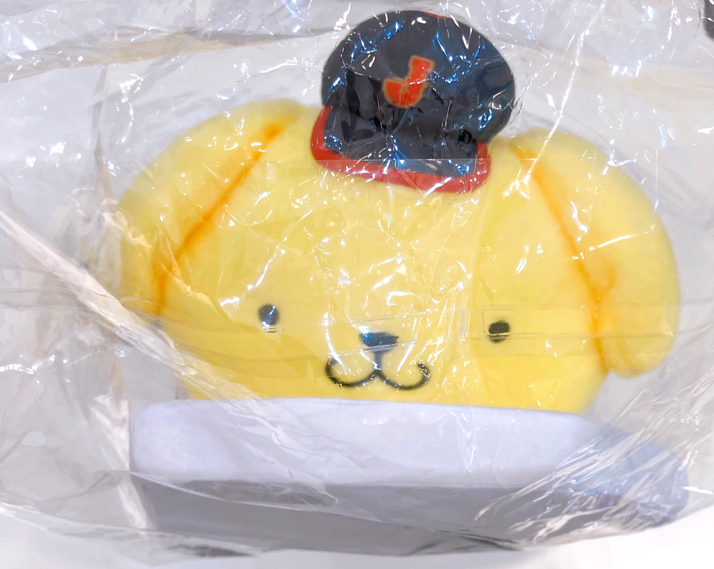 タイトーくじ 侍ジャパン×サンリオキャラクターズ A賞 ヘッドスライディング抱き枕 ポムポムプリン