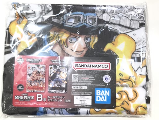 【未開封】一番くじ ONE PIECE CARD GAME B賞 カードデザインブランケット サボ