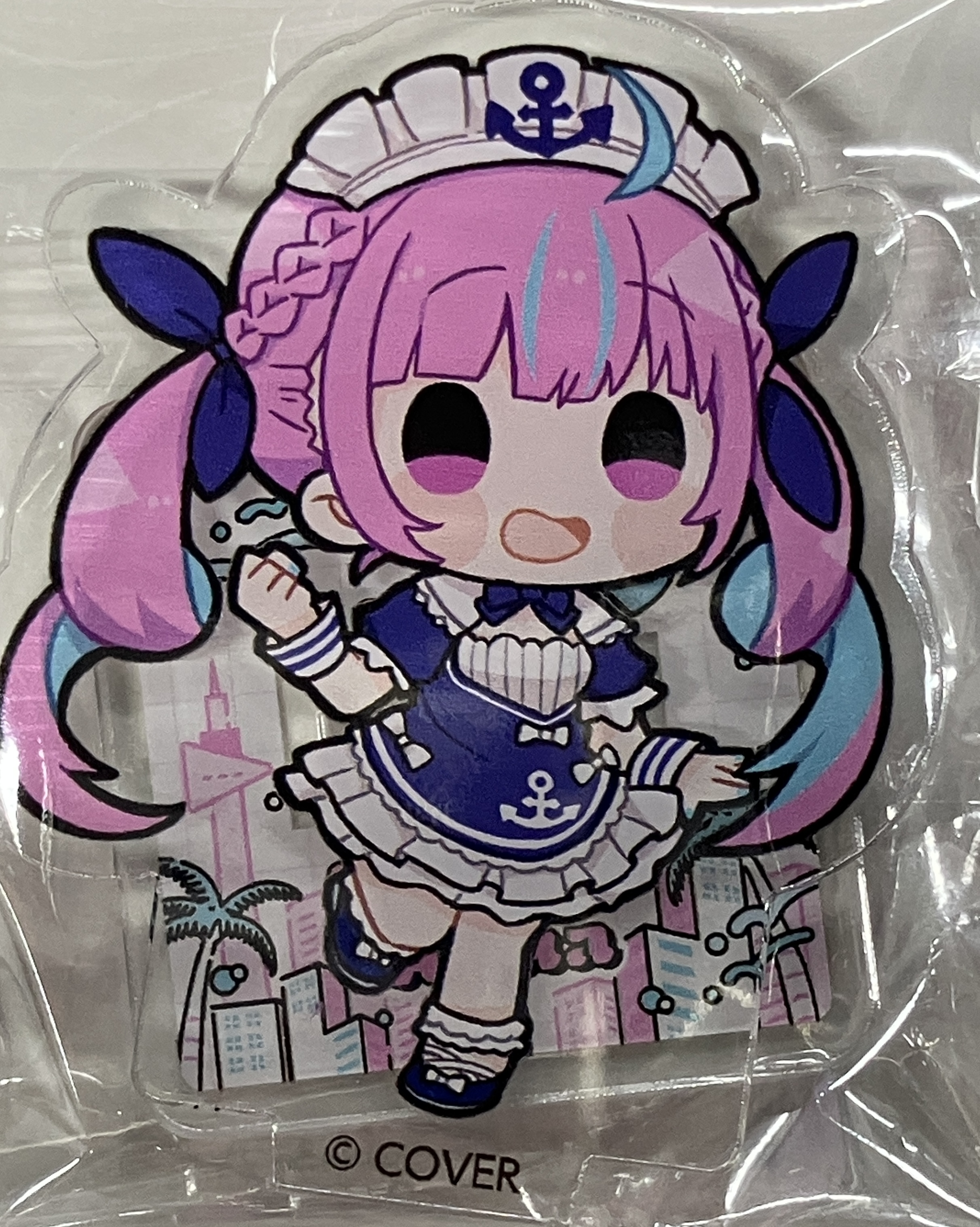ホロライブ hololive CITY'24 ミニアクリルスタンド ホロライブ 2期生 湊あくあ