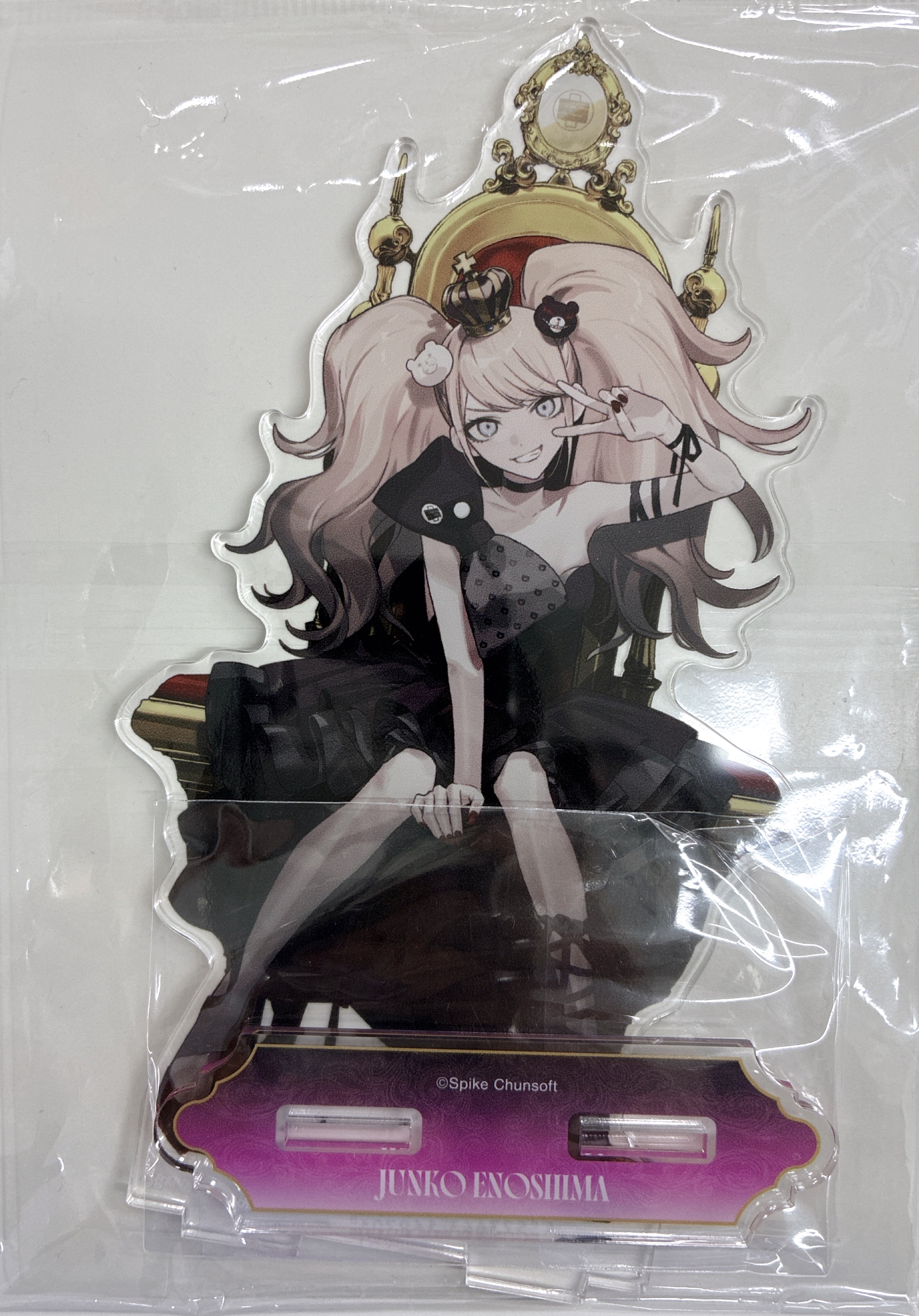 【未開封】ダンガンロンパ シリーズ およさんイラスト 玉座ver. BIGアクリルスタンド 江ノ島盾子