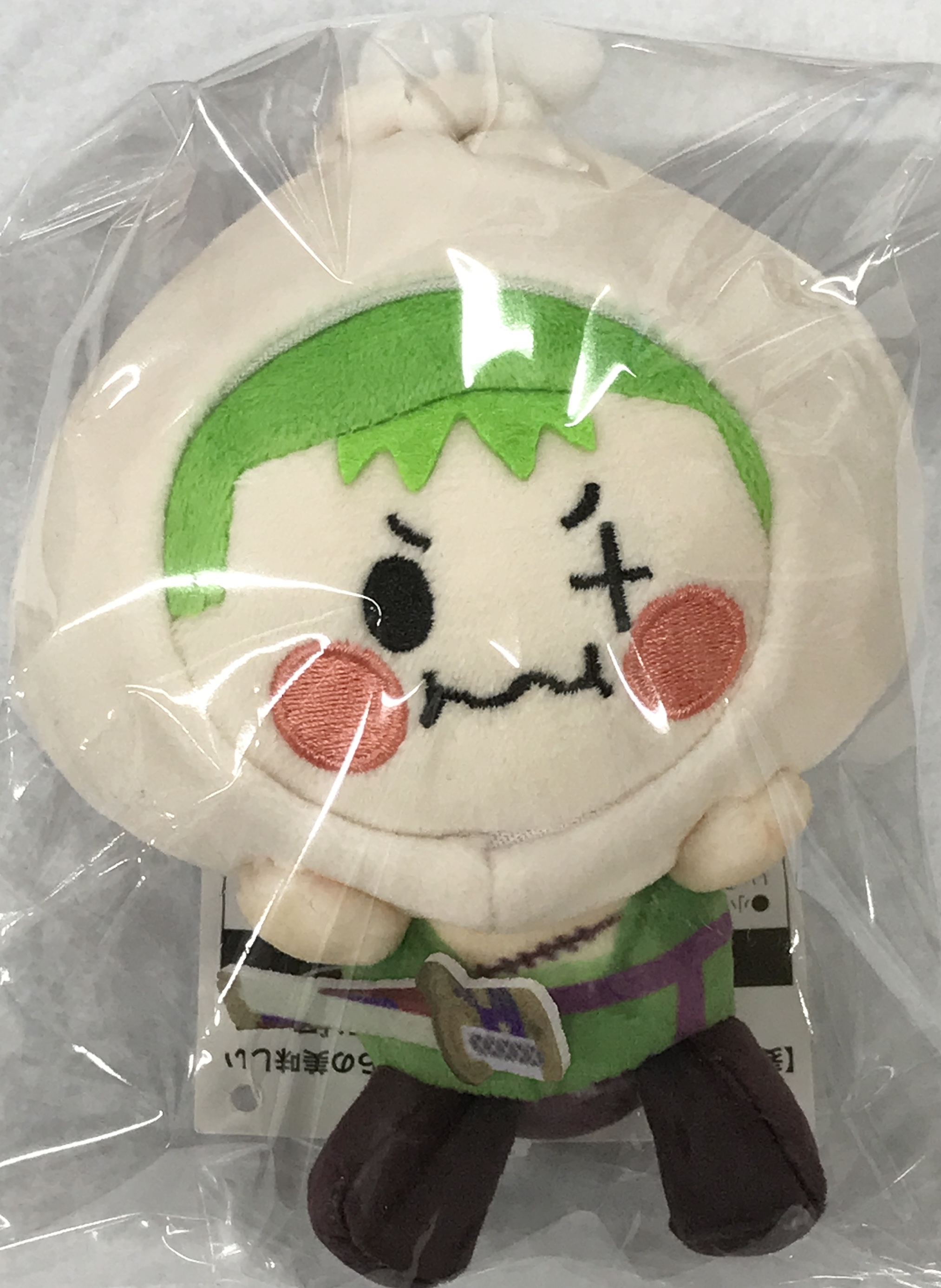 ワンピース 麦わらストア上海オリジナル 麦わらの美味しい一味シリーズ ぬいぐるみ 小籠包ゾロ
