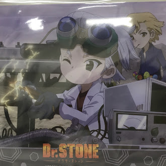 アクリルアートボードA5サイズDr.STONE13/Dr.ゼノ,スタンリー,スナイダー場面写イラストA3