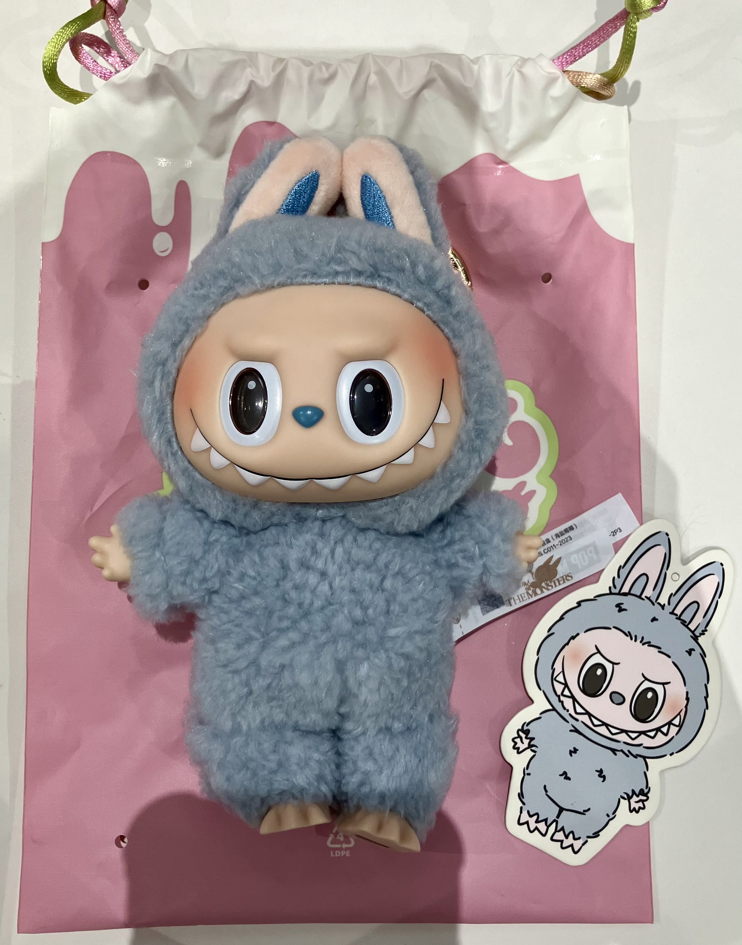 POPMART THE MONSTERS Exciting Macaron ぬいぐるみ シリーズ LABUBU Sea Salt Coconut